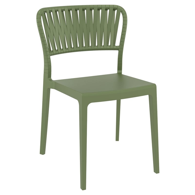Compamia Portofino Side Chair in Olive Green