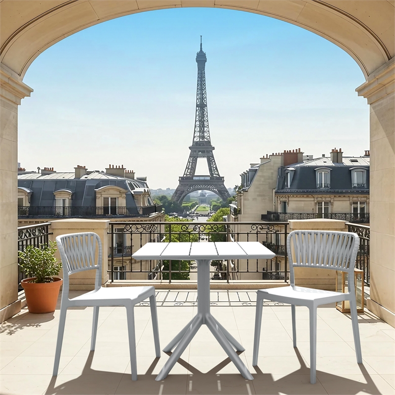 Compamia Portofino Side Chair in White