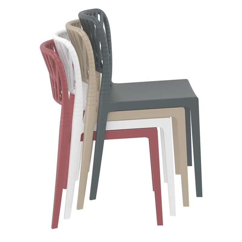 Compamia Portofino Side Chair in White