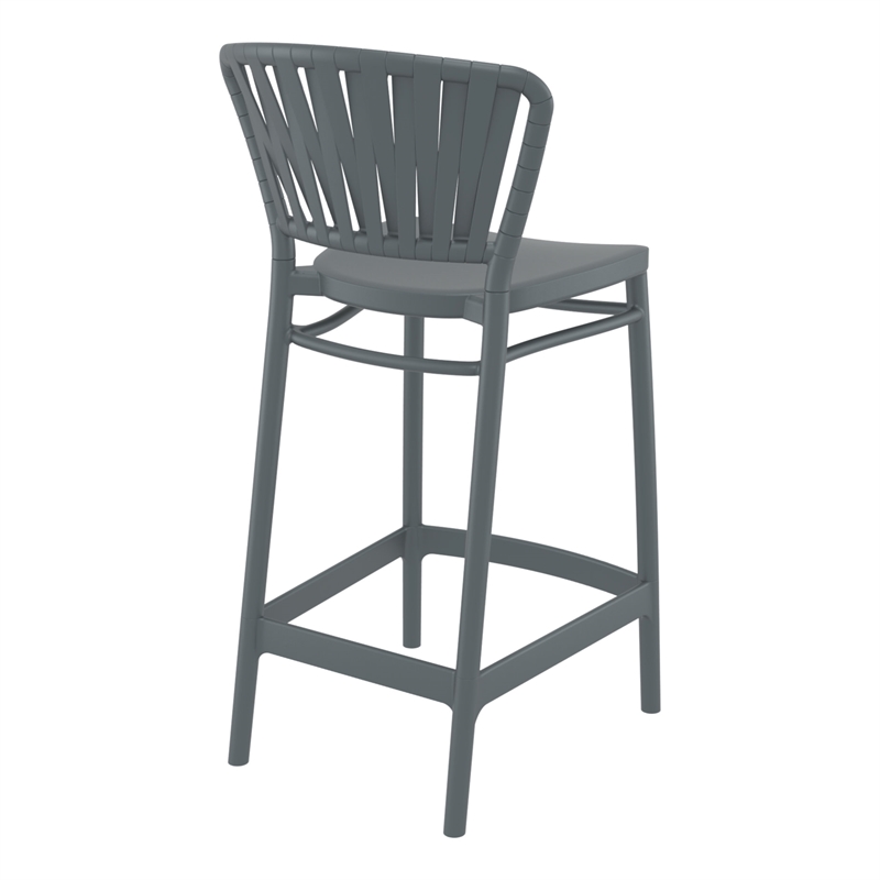 Compamia Portofino Counter Stool in Dark Gray