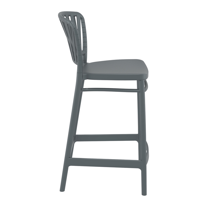 Compamia Portofino Counter Stool in Dark Gray