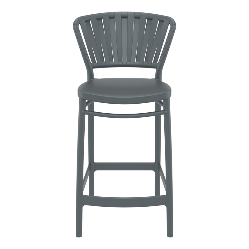 Compamia Portofino Counter Stool in Dark Gray