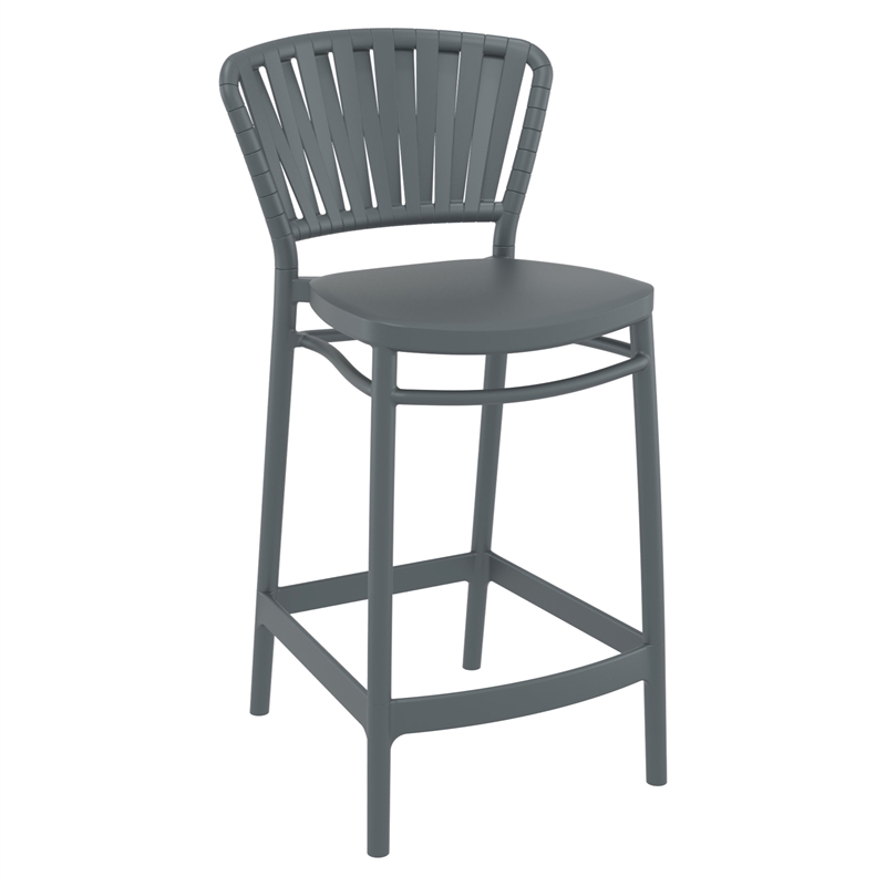Compamia Portofino Counter Stool in Dark Gray