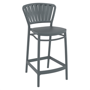 Compamia Portofino Counter Stool in Dark Gray
