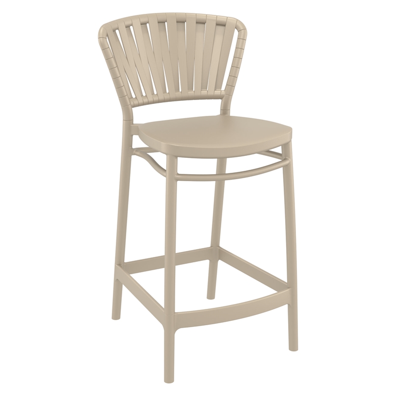 Compamia Portofino Counter Stool in Taupe