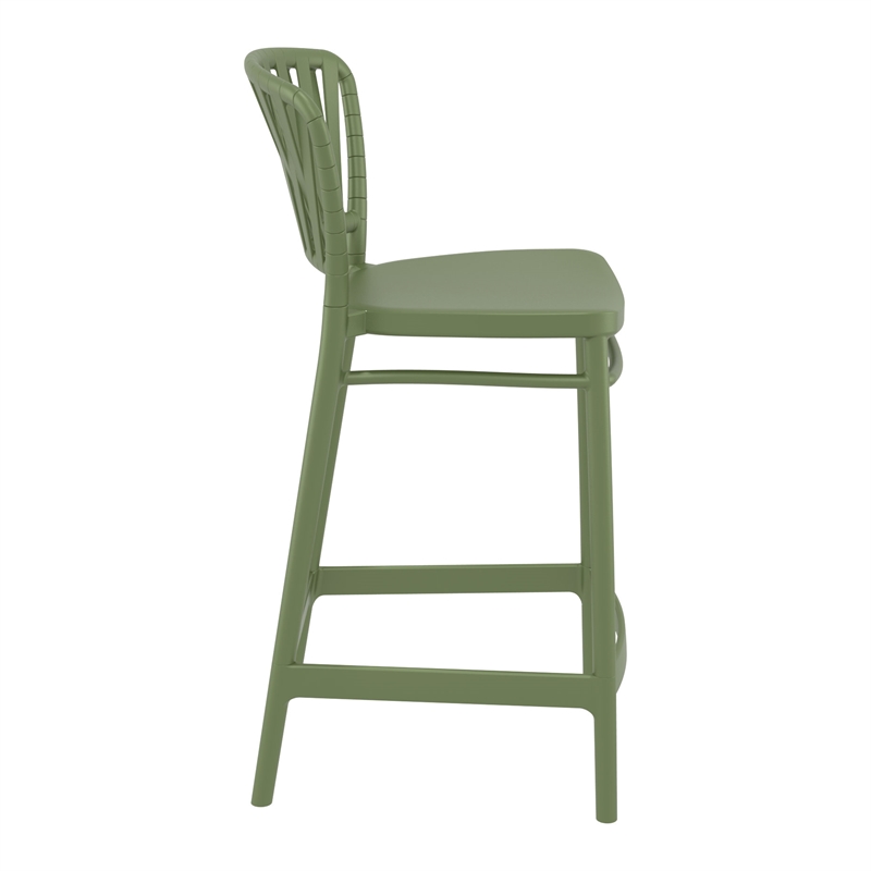 Compamia Portofino Counter Stool in Olive Green