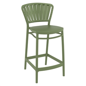 Compamia Portofino Counter Stool in Olive Green