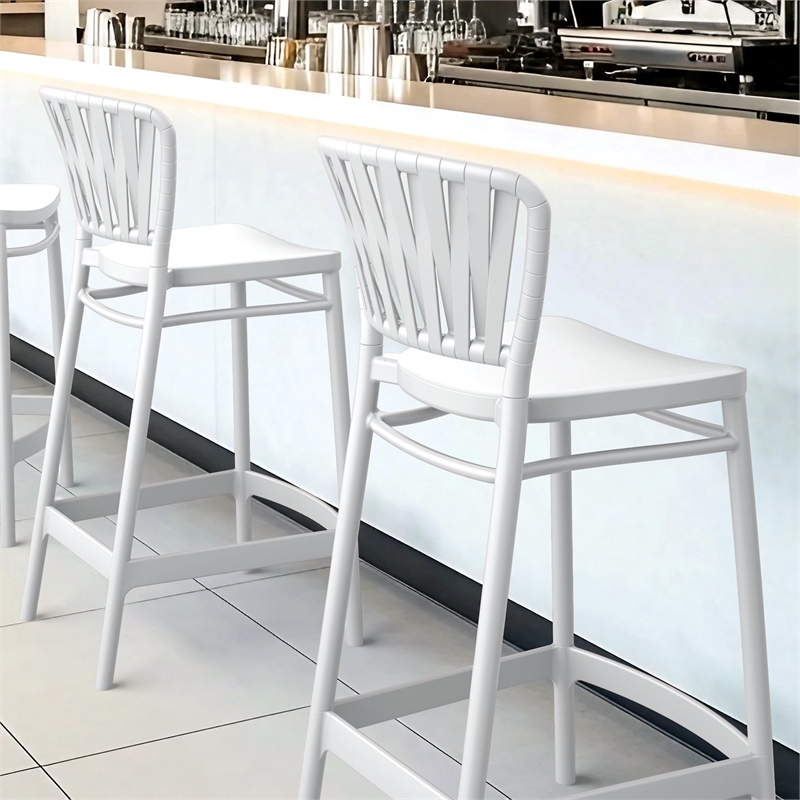 Compamia Portofino Counter Stool in White