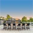Compamia Portofino Bar Stool in Black