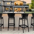Compamia Portofino Bar Stool in Black