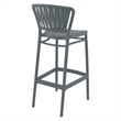Compamia Portofino Bar Stool in Dark Gray