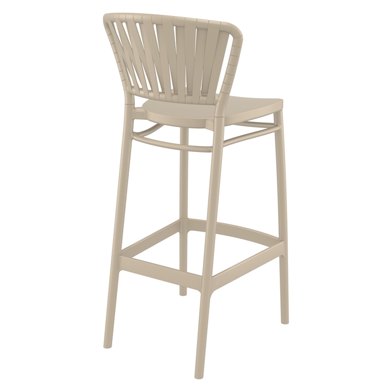 Compamia Portofino Bar Stool in Taupe