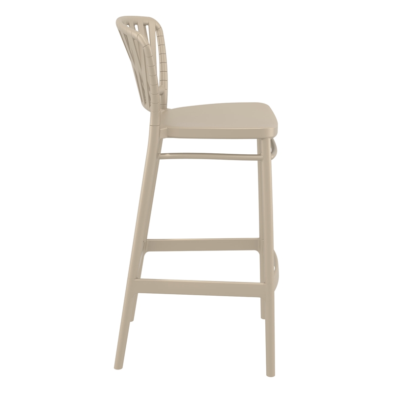 Compamia Portofino Bar Stool in Taupe