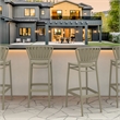 Compamia Portofino Bar Stool in Taupe