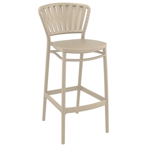 Compamia Portofino Bar Stool in Taupe