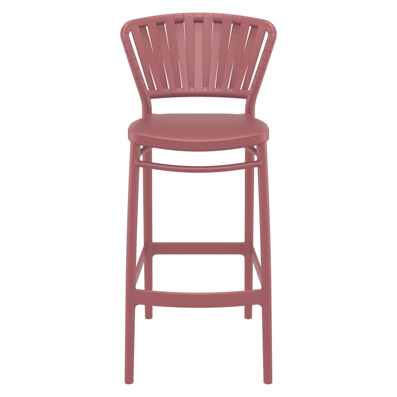Compamia Portofino Bar Stool in Marsala Finish