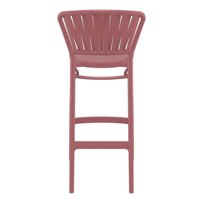 Compamia Portofino Bar Stool in Marsala Finish