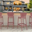 Compamia Portofino Bar Stool in Marsala Finish