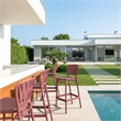 Compamia Portofino Bar Stool in Marsala Finish