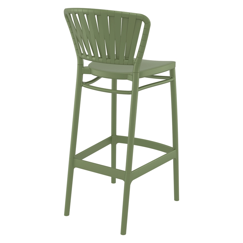 Compamia Portofino Bar Stool in Olive Green Finish