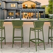 Compamia Portofino Bar Stool in Olive Green Finish