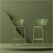 Compamia Portofino Bar Stool in Olive Green Finish