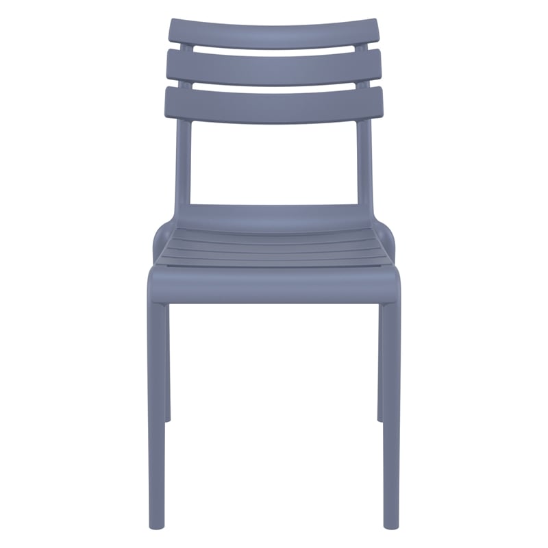 Compamia Helen Resin Outdoor Chair in Dark Gray