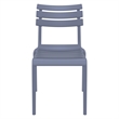 Compamia Helen Resin Outdoor Chair in Dark Gray