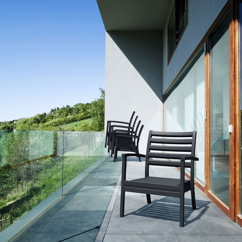Compamia Artemis XL Club Chair in Black