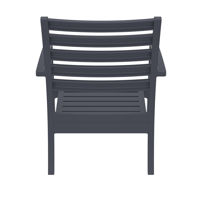 Compamia Artemis XL Club Chair in Dark Gray