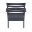 Compamia Artemis XL Club Chair in Dark Gray