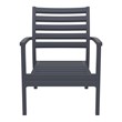 Compamia Artemis XL Club Chair in Dark Gray