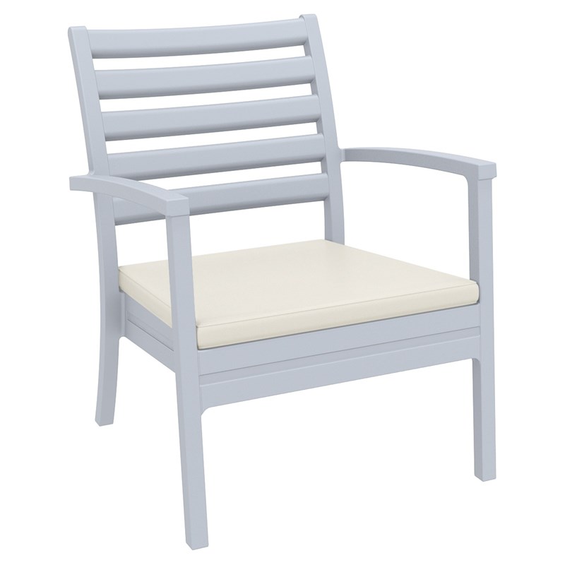 Compamia Artemis XL Club Chair in Silver Gray