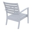 Compamia Artemis XL Club Chair in Silver Gray