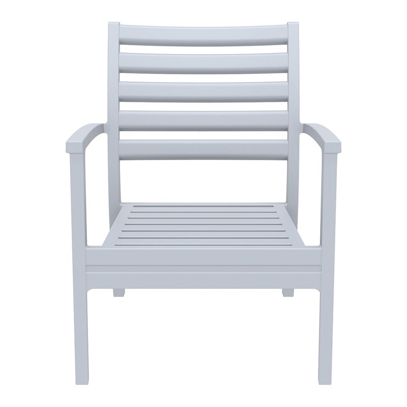 Compamia Artemis XL Club Chair in Silver Gray