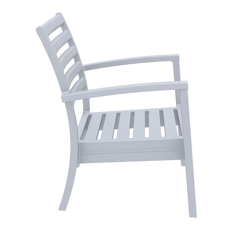 Compamia Artemis XL Club Chair in Silver Gray