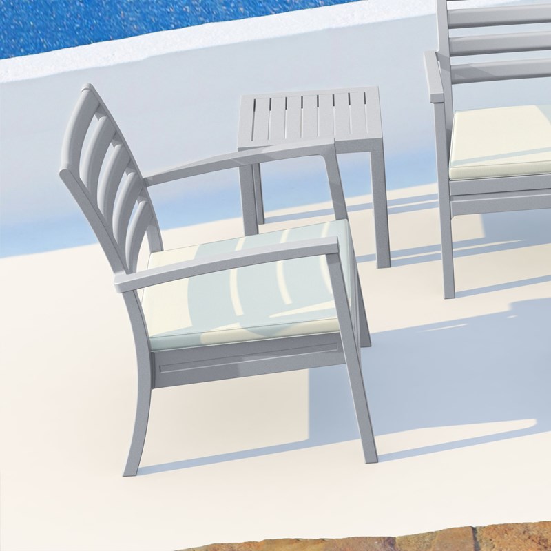 Compamia Artemis XL Club Chair in Silver Gray