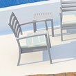 Compamia Artemis XL Club Chair in Silver Gray