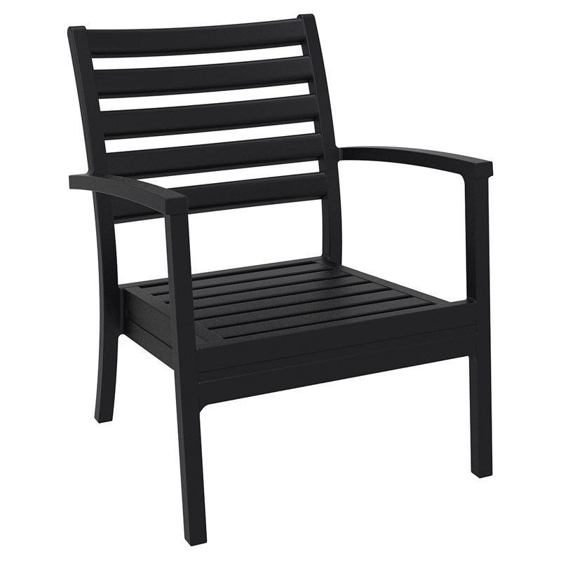 Compamia Artemis 7 Piece XL Club Seating Set in Black