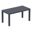 Compamia Artemis 7 Piece XL Club Seating Set in Dark Gray
