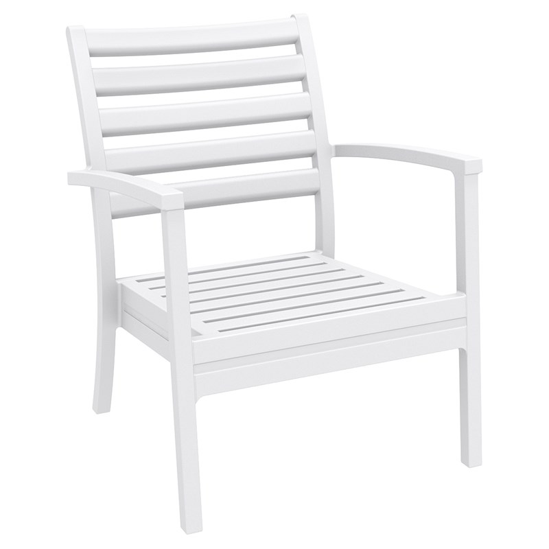 Compamia Artemis 7 Piece XL Club Seating Set in White