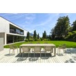Compamia Air XL Outdoor Patio Dining Arm Chair in Taupe