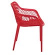 Compamia Air XL Outdoor Patio Dining Arm Chair in Red