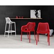 Compamia Air XL Outdoor Patio Dining Arm Chair in Red