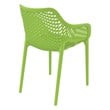 Compamia Air XL Outdoor Patio Dining Arm Chair in Tropical Green