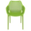 Compamia Air XL Outdoor Patio Dining Arm Chair in Tropical Green