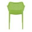 Compamia Air XL Outdoor Patio Dining Arm Chair in Tropical Green