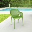Compamia Air XL Outdoor Patio Dining Arm Chair in Tropical Green