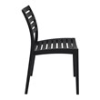 Compamia Ares Outdoor Patio Dining Chair in Black