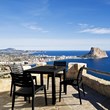 Compamia Ares Outdoor Patio Dining Chair in Black